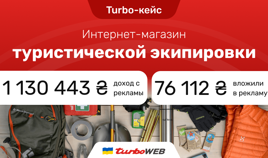 Кейс интернет-магазина спорт товаров: вложили 76 112₴ – доход 1 130 443 ...